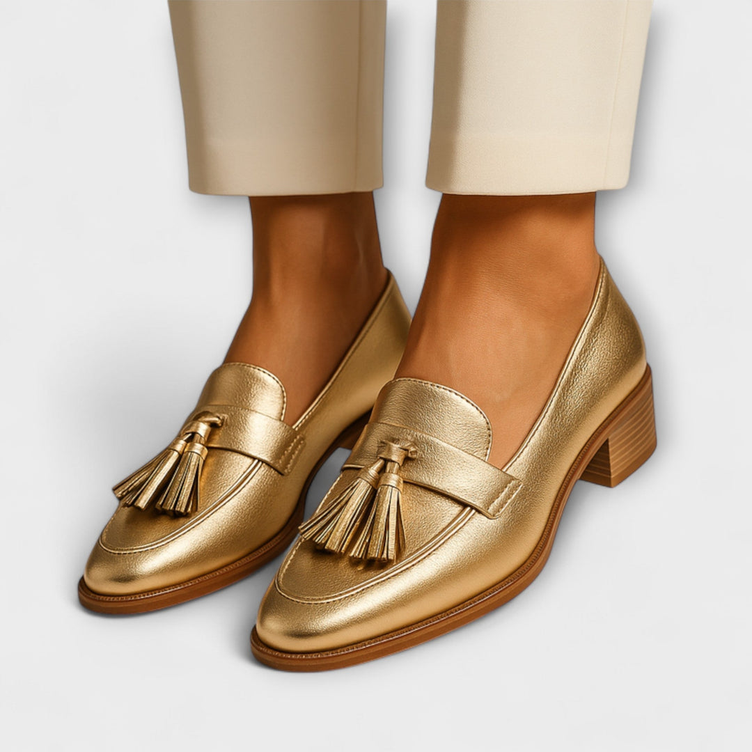 Catrine - Kultaiset Loaferit
