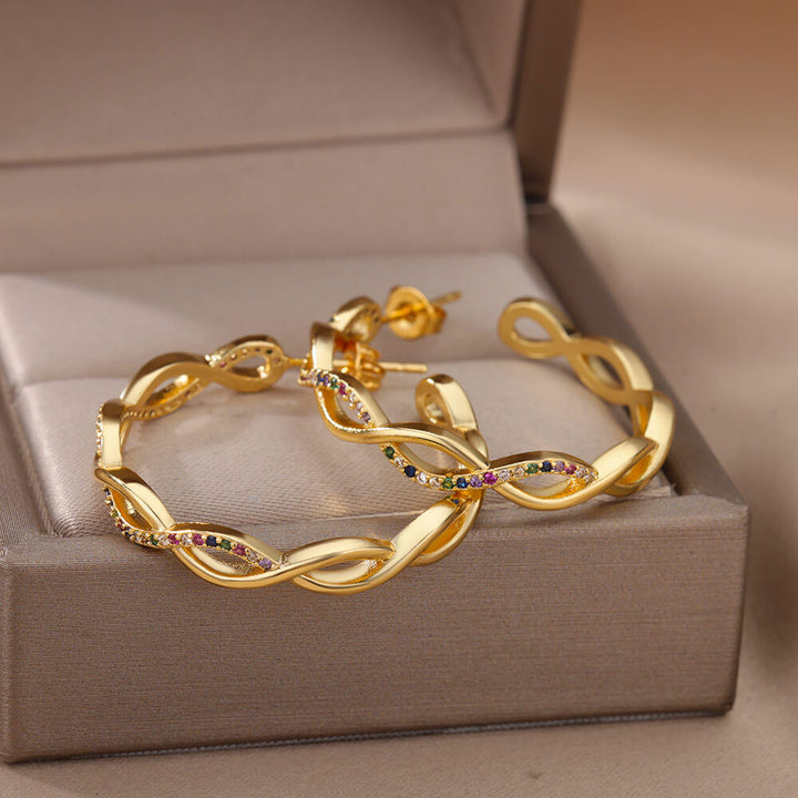Julenyssa | Aaltokorvakorut 18K Kulta