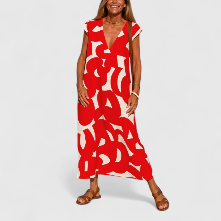 Lysandra | Yksinkertainen Maxi Mekko