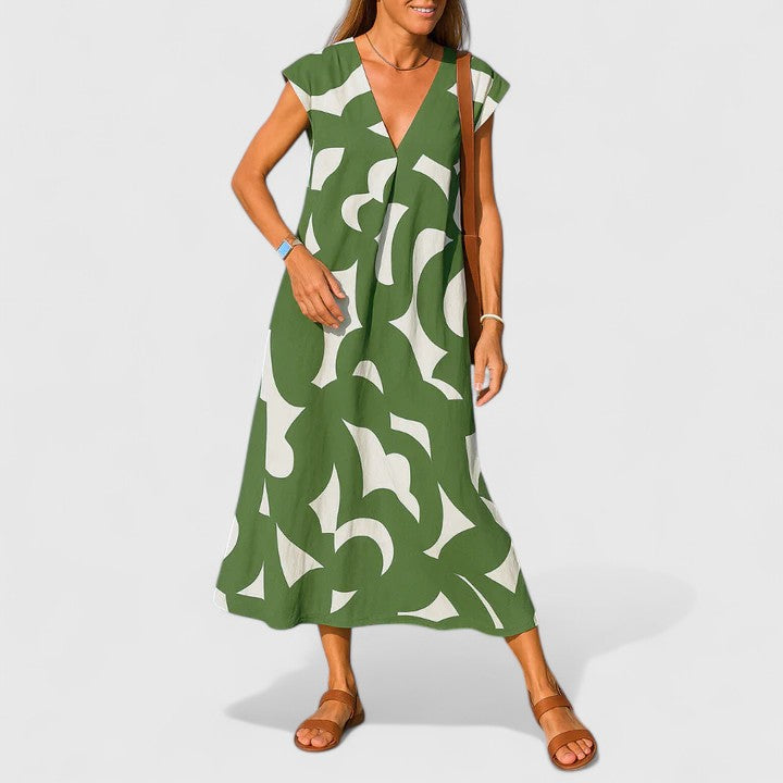 Lysandra | Yksinkertainen Maxi Mekko
