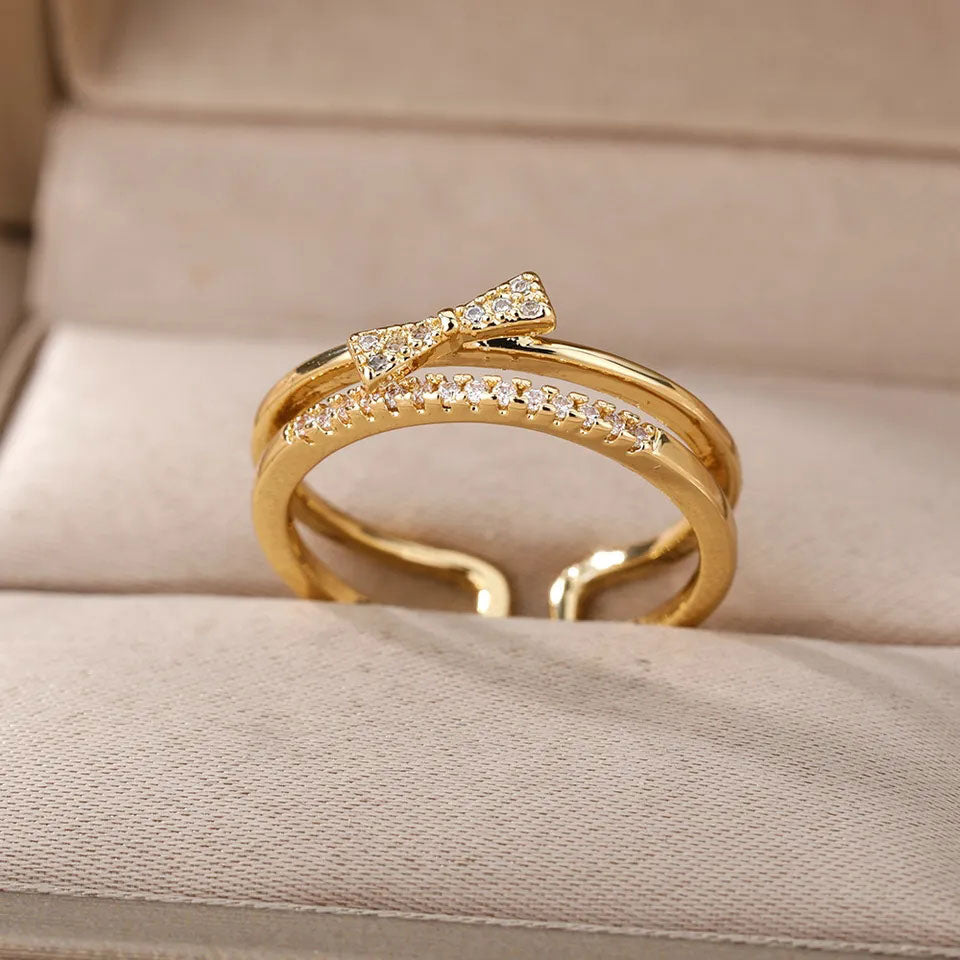 Maurelynn | Sormus 18K kullassa