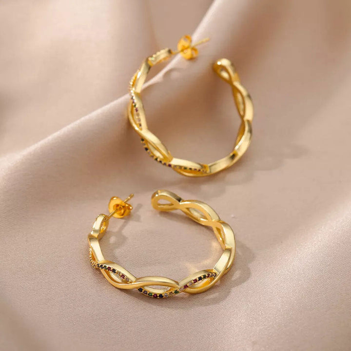 Julenyssa | Aaltokorvakorut 18K Kulta