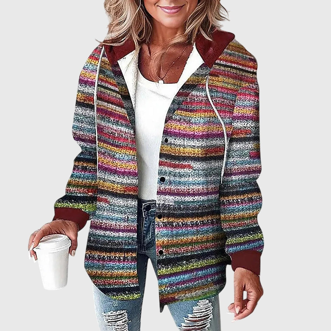 Martina™ | Naisten Verkko Napillinen Takki