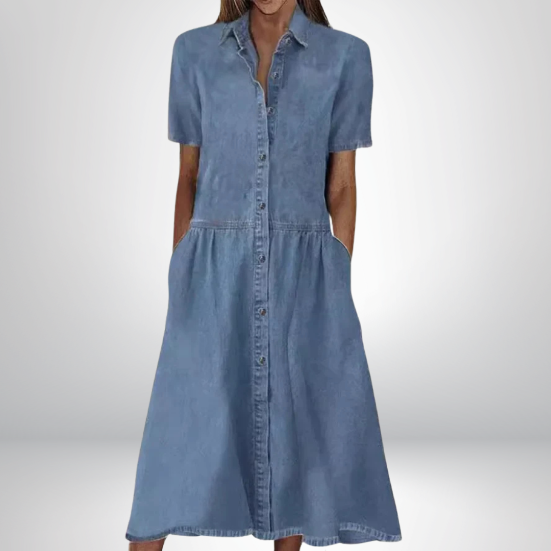 Elna – Tyylikäs Denimmekko