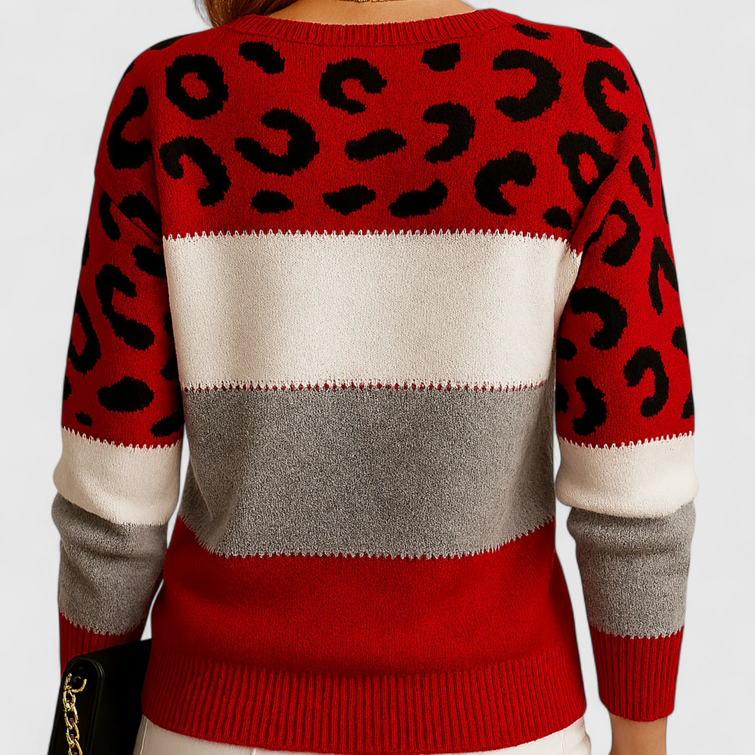 Polina | Leopardikuosis Rentosweater