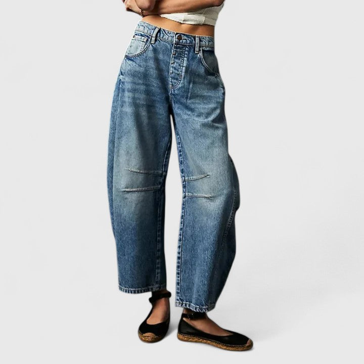 Sateen | Mukavat Leveät Housut