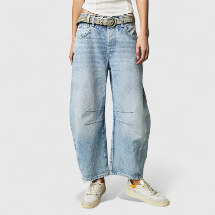 Sateen | Mukavat Leveät Housut