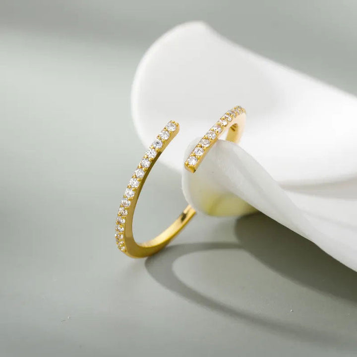 Eliandrea | Klassinen Zirkonia-sormus 18K Kulta