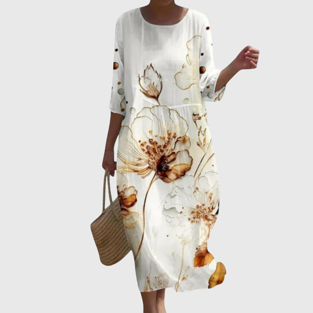 Hayyley™ | Tyylikäs Kukallinen Maxi Mekko