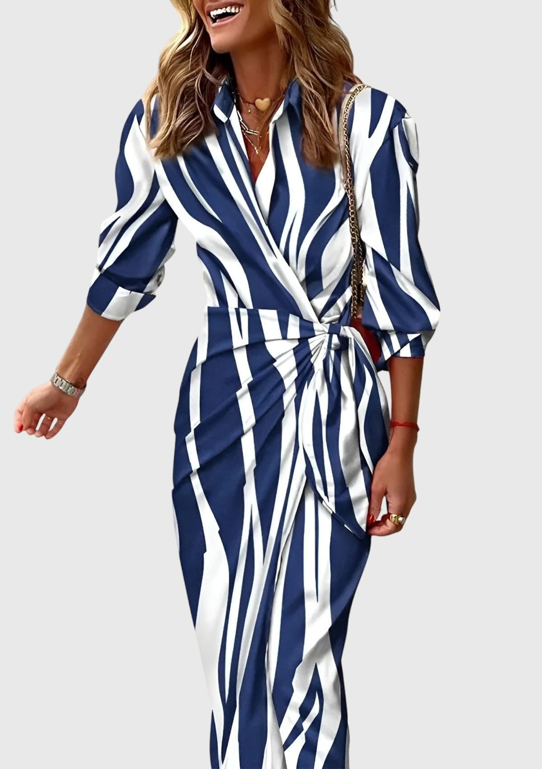 Eeverly™ | Tyylikäs Kietaisumekko Printillä