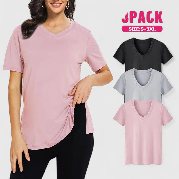 Samantha | Mukava T-paita (Pakkaus 3 kpl)