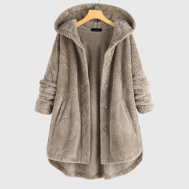 Franca™ - Fleece-takki hupulla