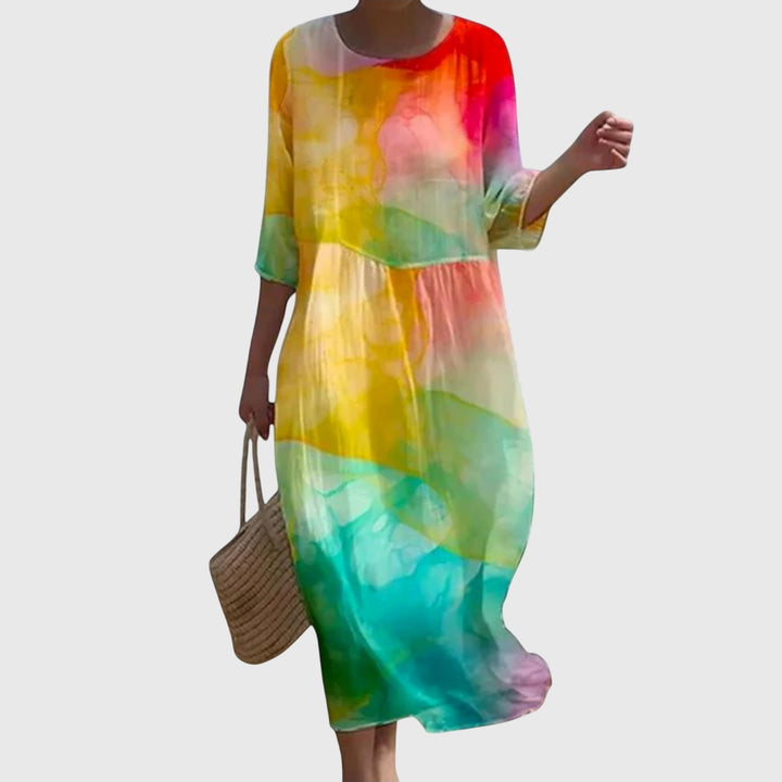 Hayyley™ | Tyylikäs Kukallinen Maxi Mekko