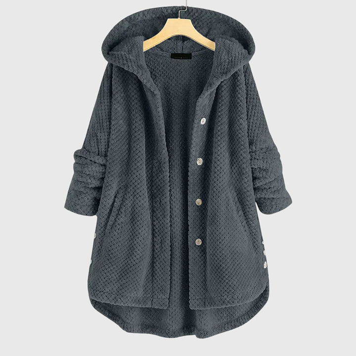 Franca™ - Fleece-takki hupulla