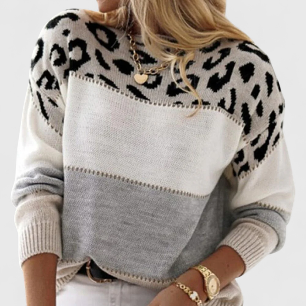 Polina | Leopardikuosis Rentosweater