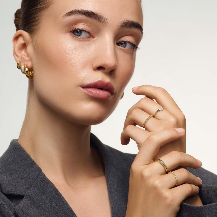 Isavianne | Timanttiring 18K Kulta