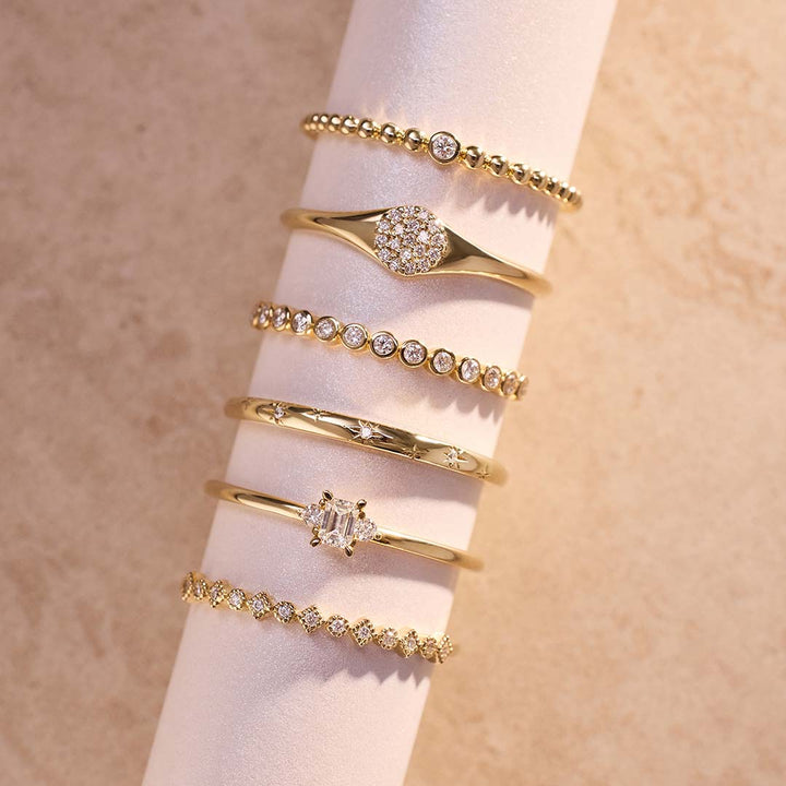 Isavianne | Timanttiring 18K Kulta
