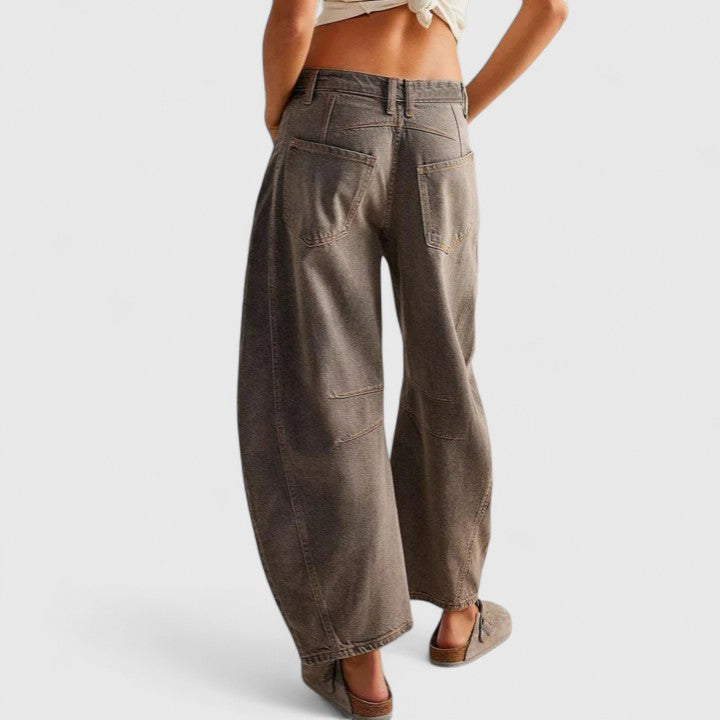 Sateen | Mukavat Leveät Housut