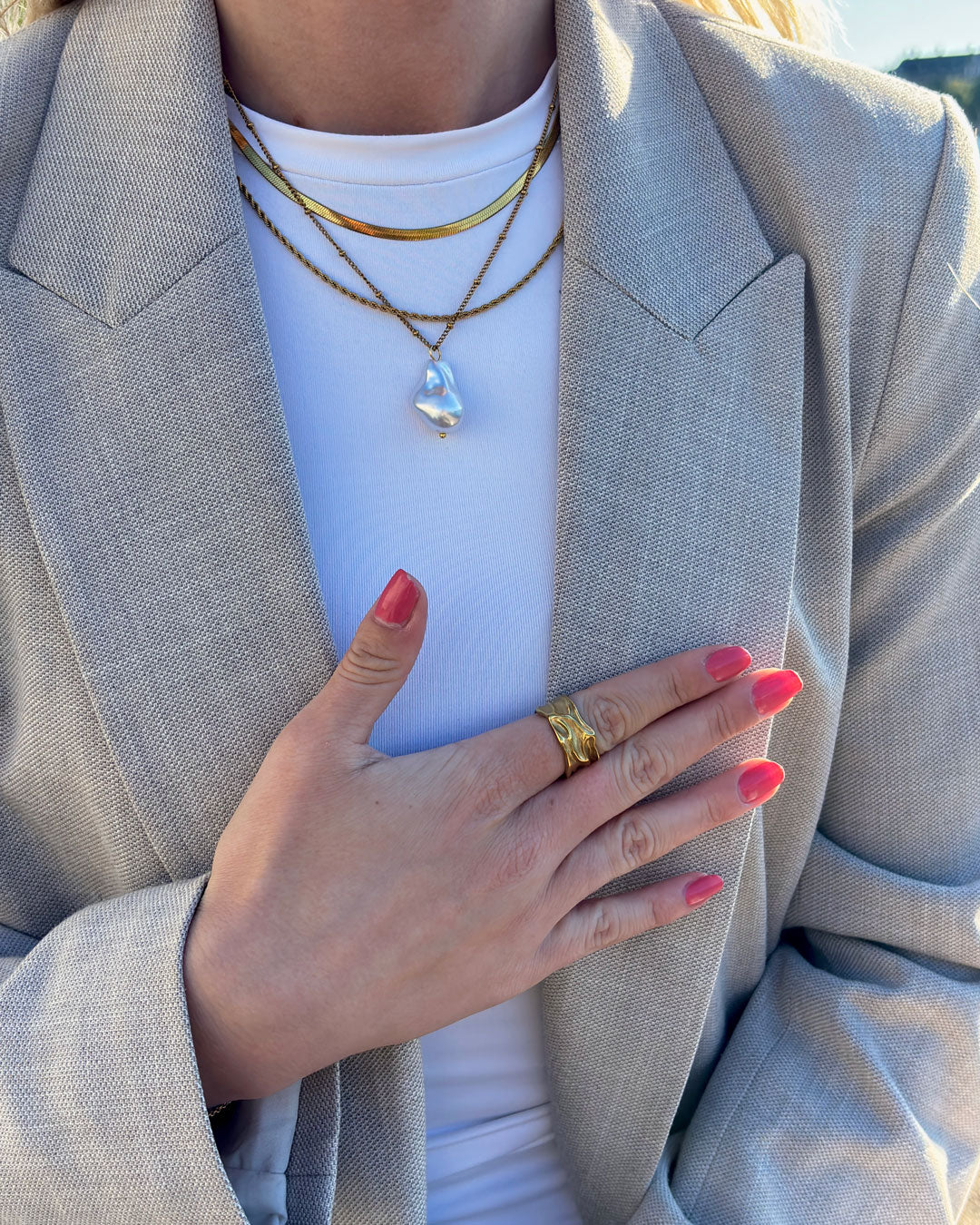 Jaylinette | Suuri Sormus 18K Kulta