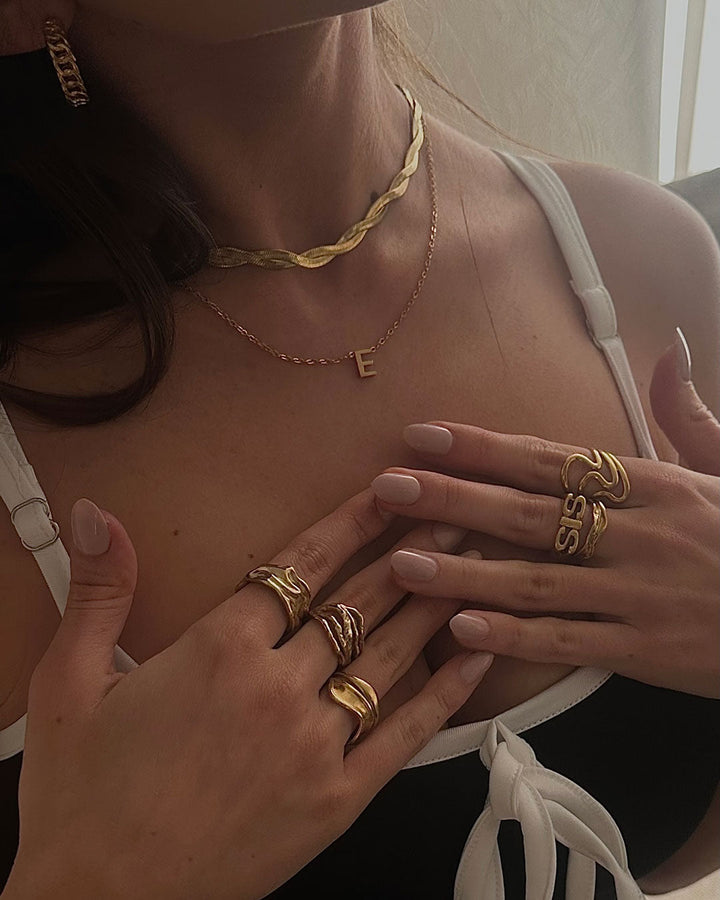Jaylinette | Suuri Sormus 18K Kulta