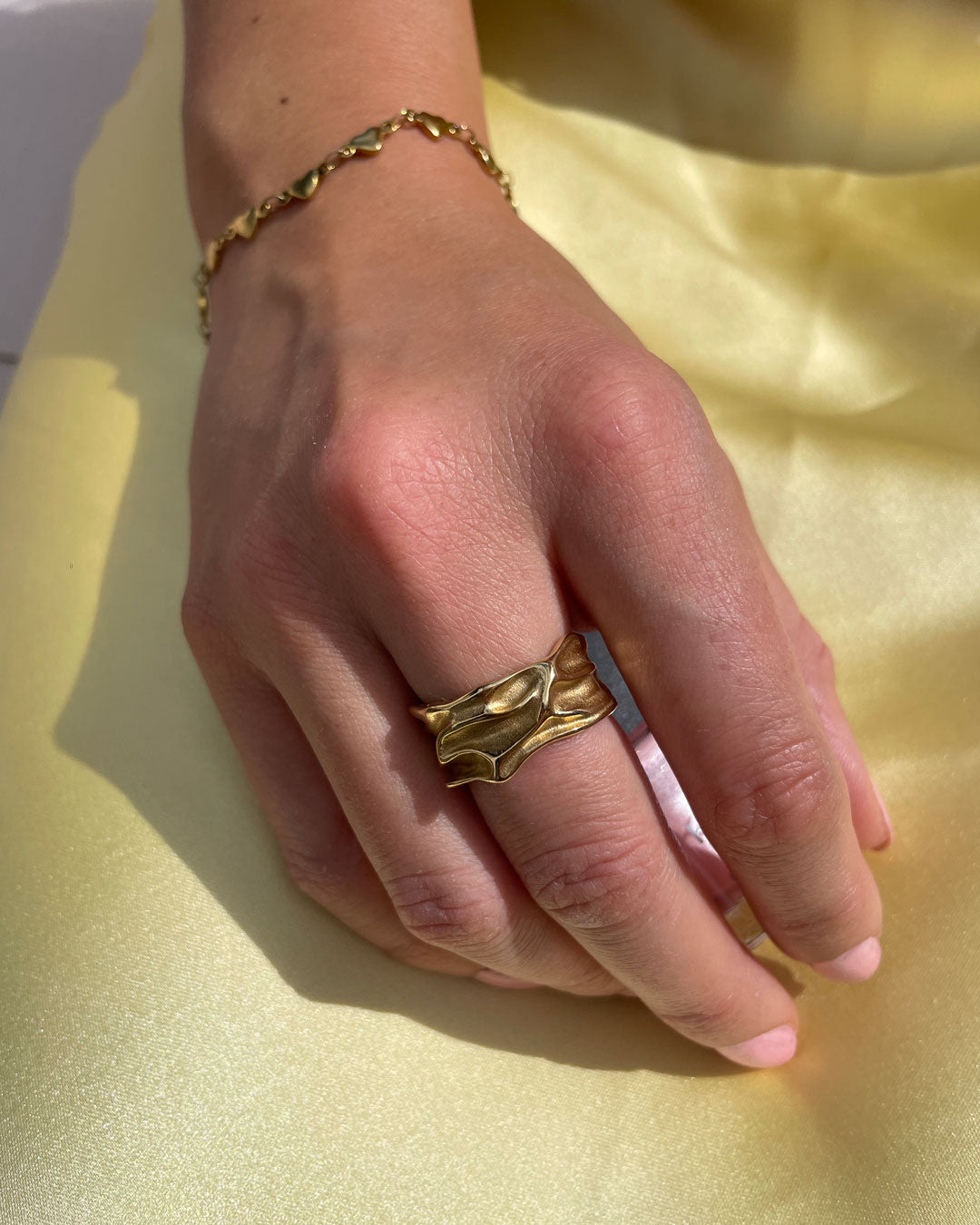 Jaylinette | Suuri Sormus 18K Kulta