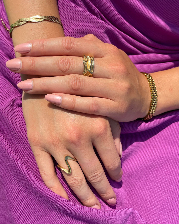 Jaylinette | Suuri Sormus 18K Kulta