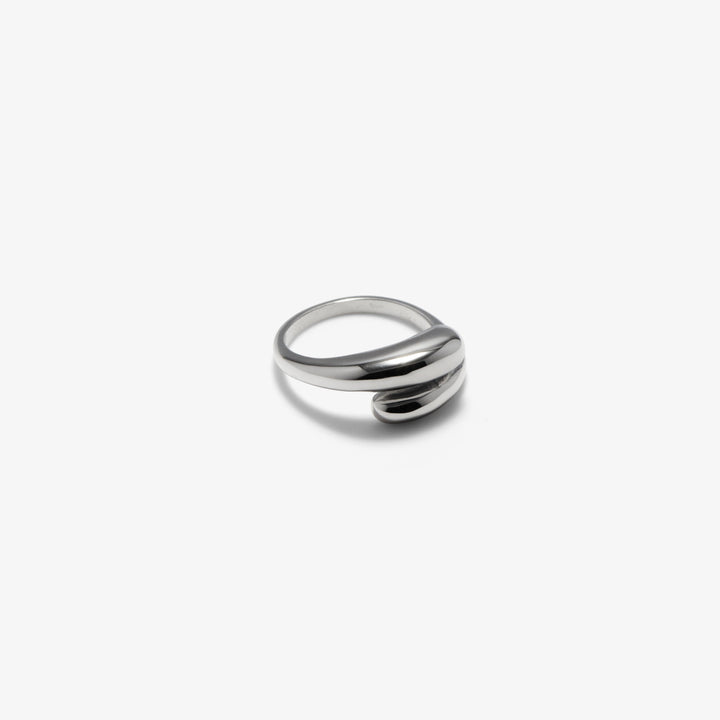 Minimalistinen Vesipisara Sormus