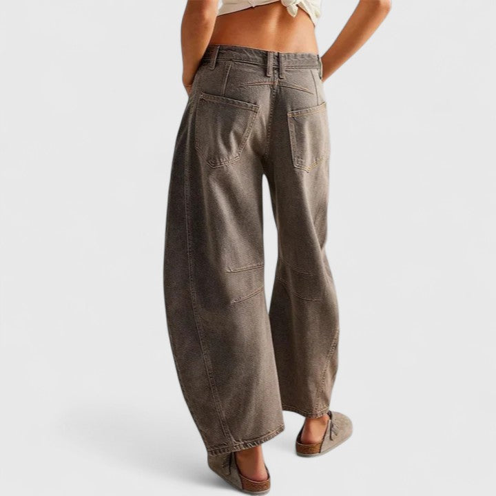 Sateen | Mukavat Leveät Housut