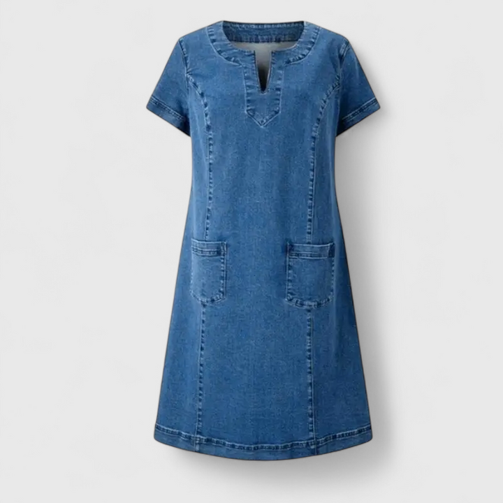Susanne® | Pehmeä Denim Mekko