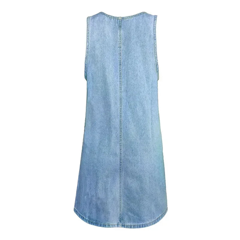 Dagmar – Käytännöllinen ja Kevyt Denim Kesämekko