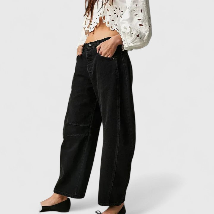 Sateen | Mukavat Leveät Housut