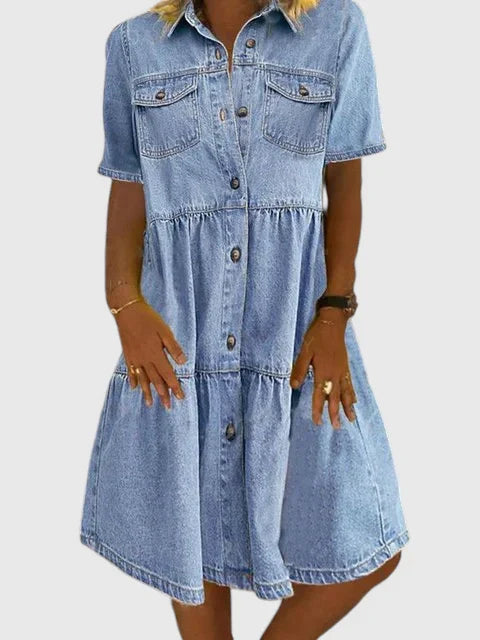 Dagny – Boho Denimmekko
