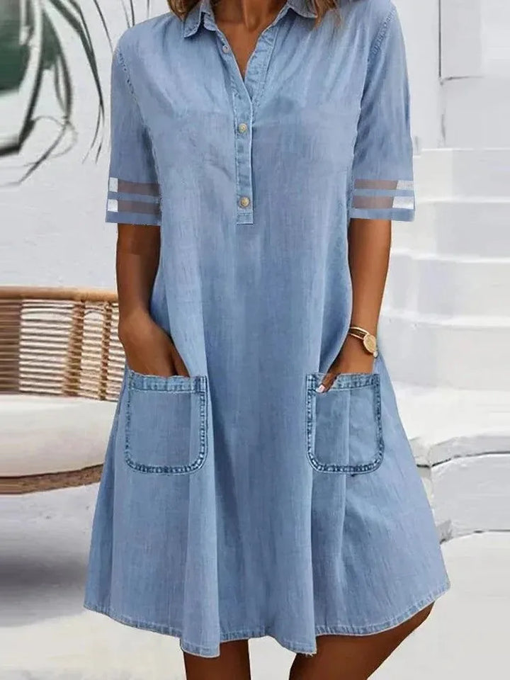 Fredrika – Denim Kevyt Mekko
