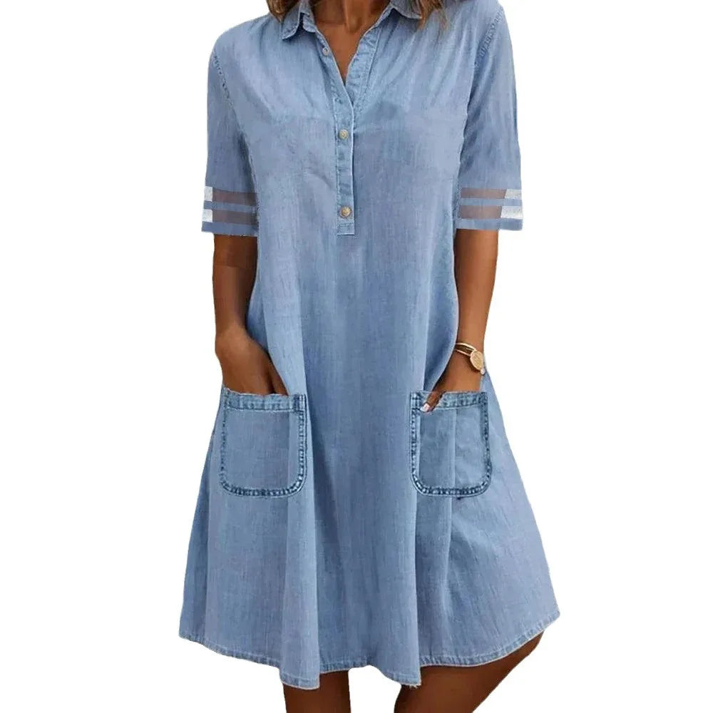 Fredrika – Denim Kevyt Mekko