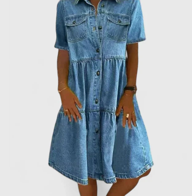 Dagny – Boho Denimmekko
