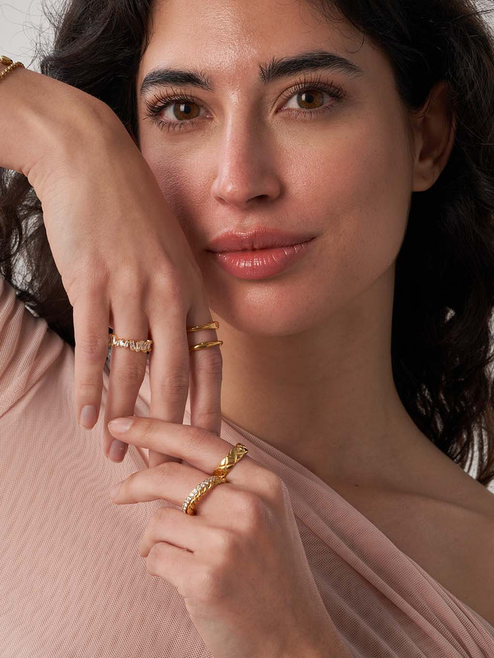 Tazalyette | Timanttiring 18k