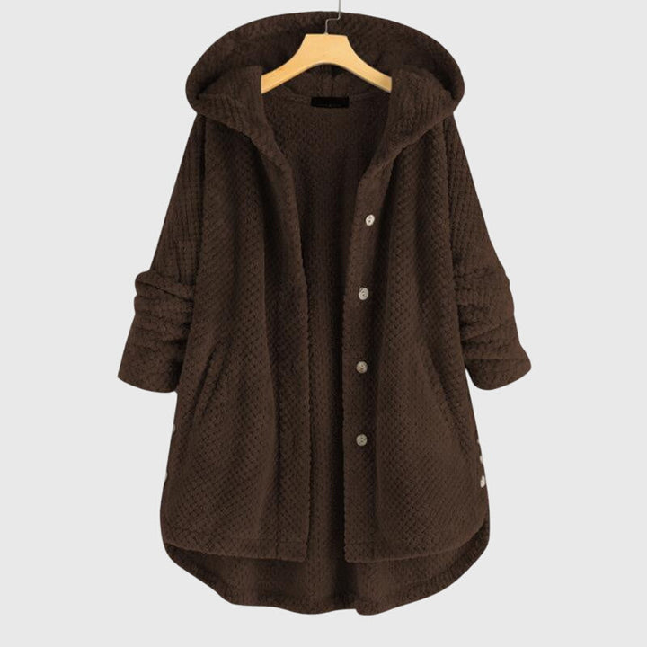 Franca™ - Fleece-takki hupulla