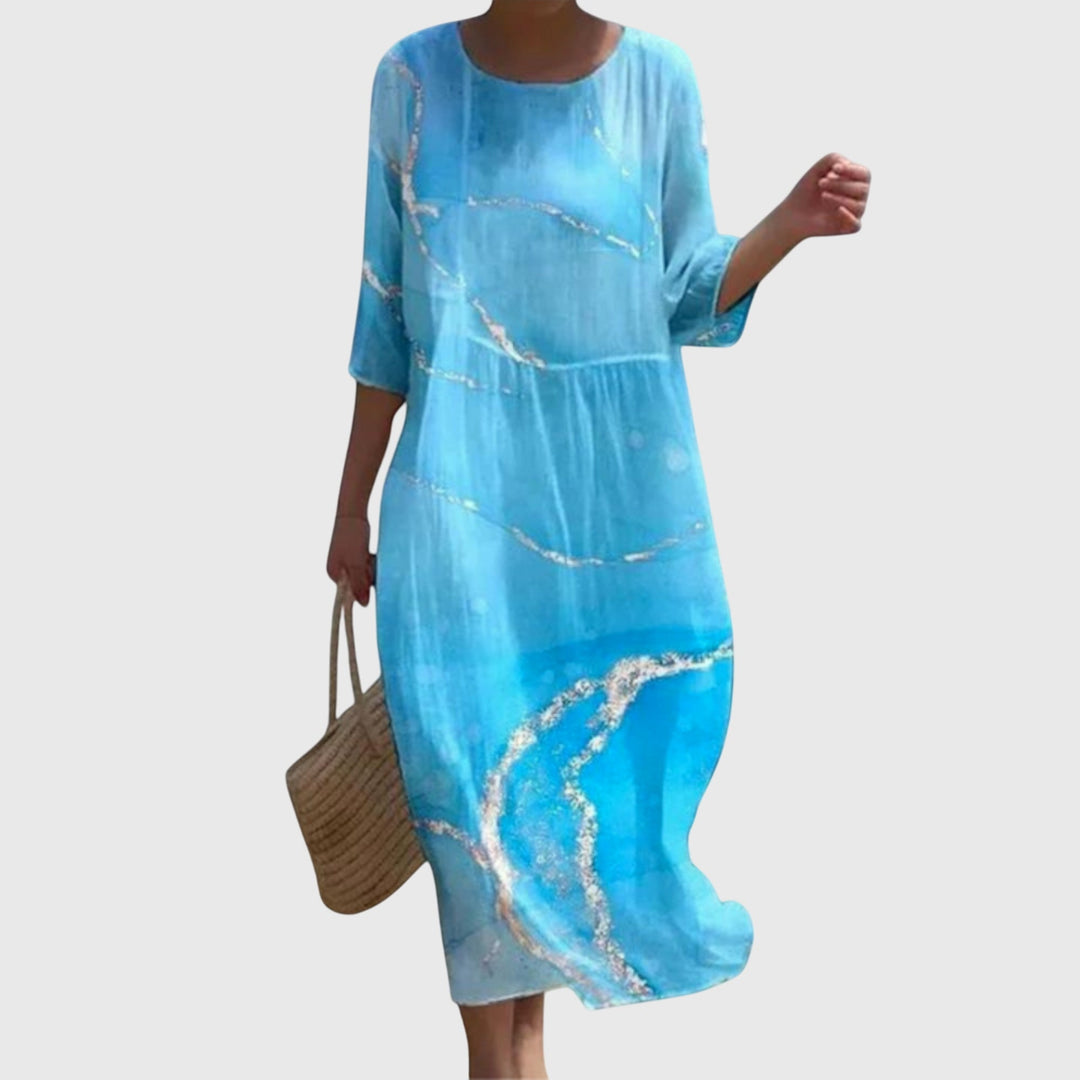 Hayyley™ | Tyylikäs Kukallinen Maxi Mekko