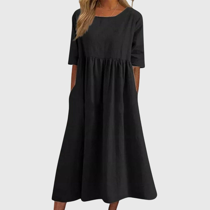 Haissley™ | Tyylikäs Mekko Lyhyillä Hihoilla