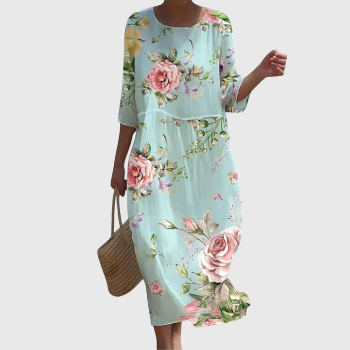 Hayyley™ | Tyylikäs Kukallinen Maxi Mekko