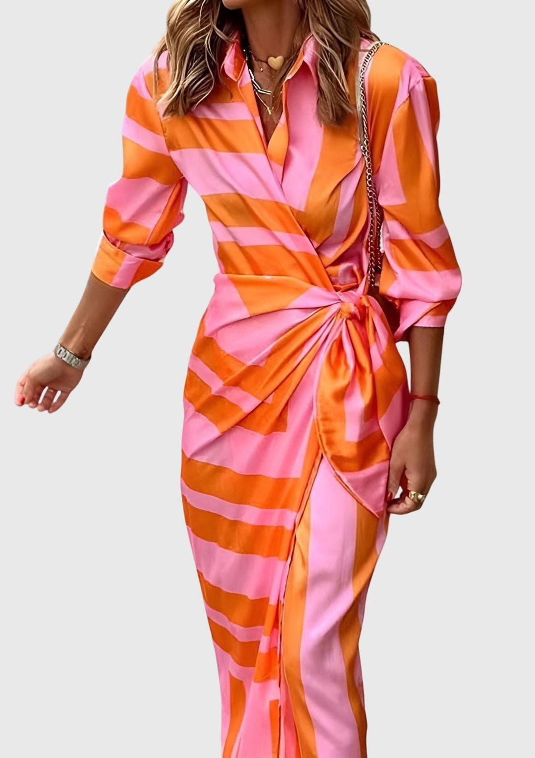 Eeverly™ | Tyylikäs Kietaisumekko Printillä