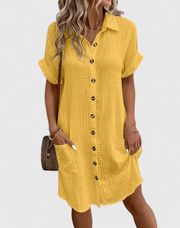 Gianelleza™ | Yksinkertainen Midi Mekko