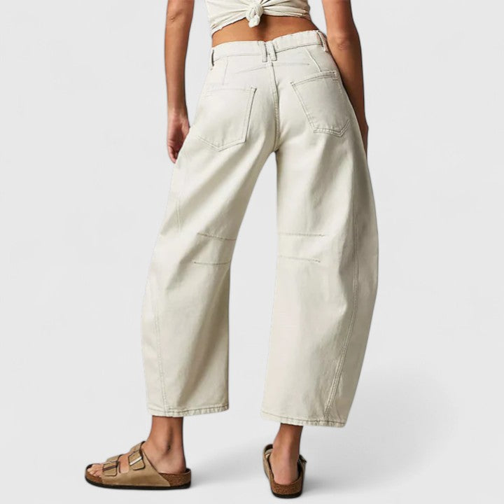 Sateen | Mukavat Leveät Housut