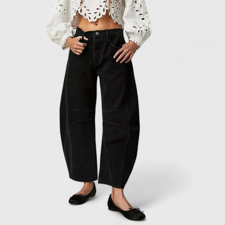 Sateen | Mukavat Leveät Housut