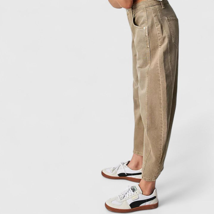 Sateen | Mukavat Leveät Housut