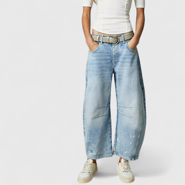 Sateen | Mukavat Leveät Housut