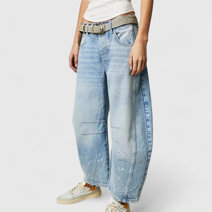 Sateen | Mukavat Leveät Housut