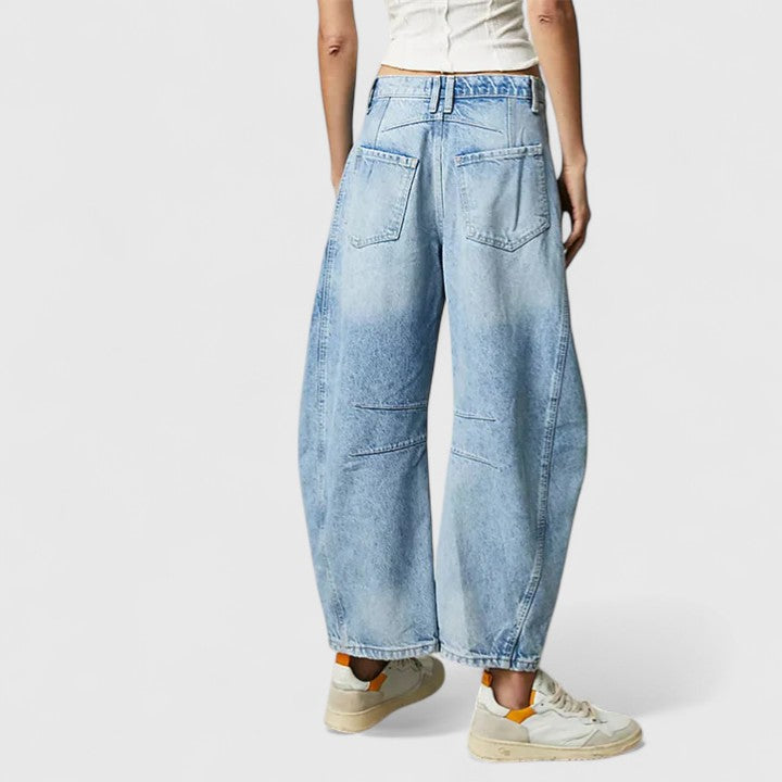 Sateen | Mukavat Leveät Housut