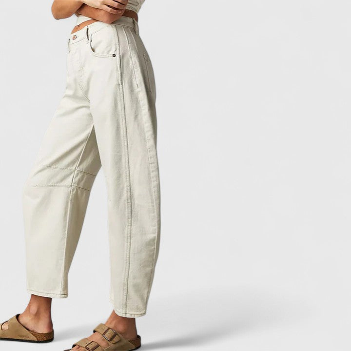 Sateen | Mukavat Leveät Housut