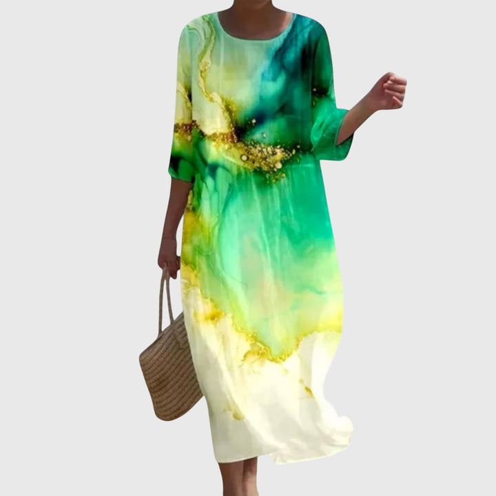 Hayyley™ | Tyylikäs Kukallinen Maxi Mekko